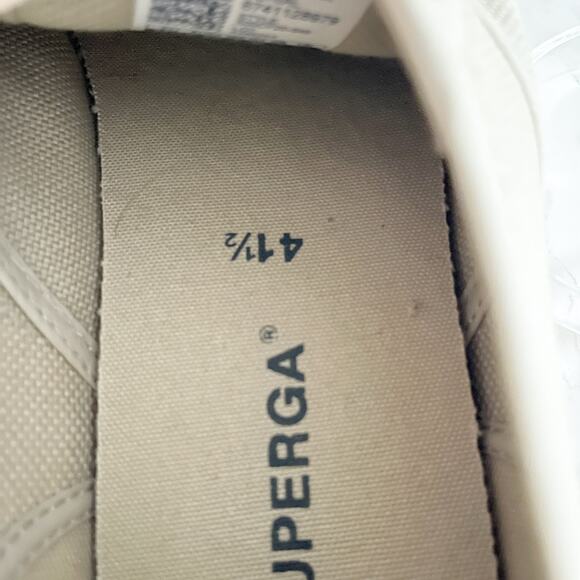 SUPERGA 2790 Rope Espadrille Platform Sneakers Beige Raw 10 - Picture 7 of 7